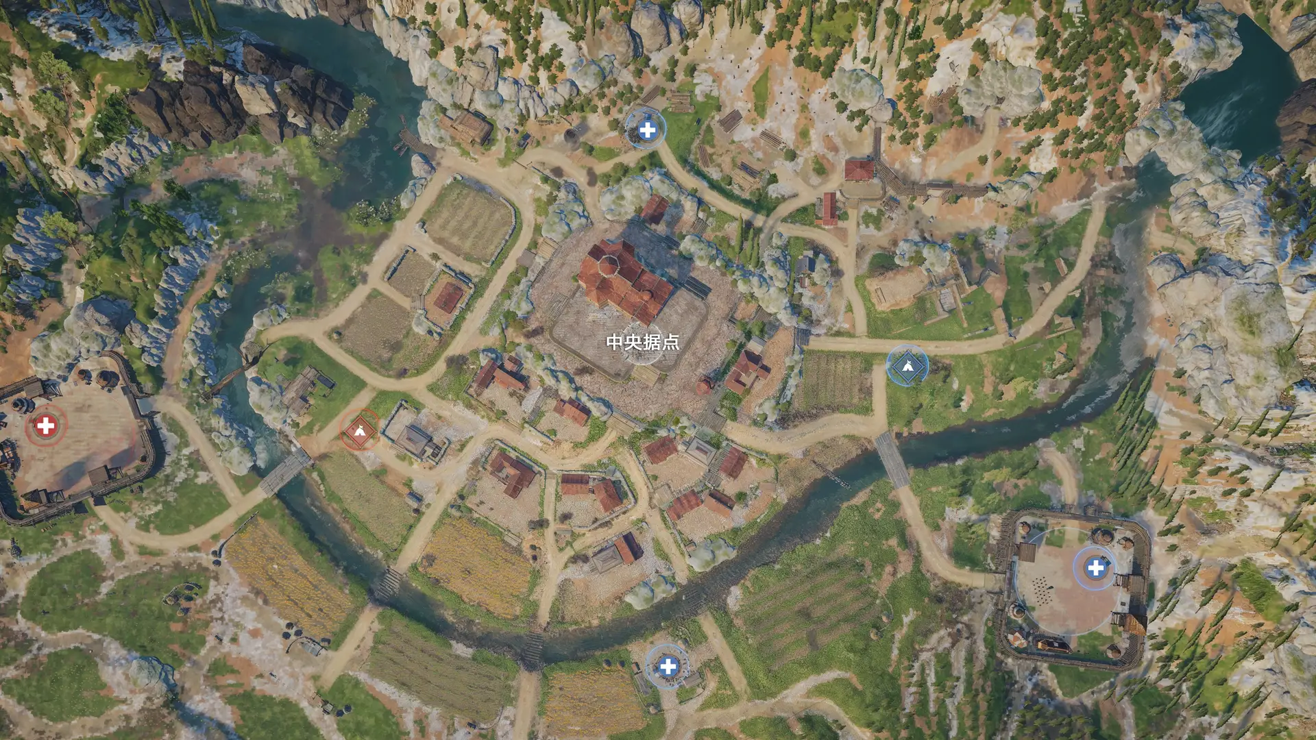 Anadolou Village sky view