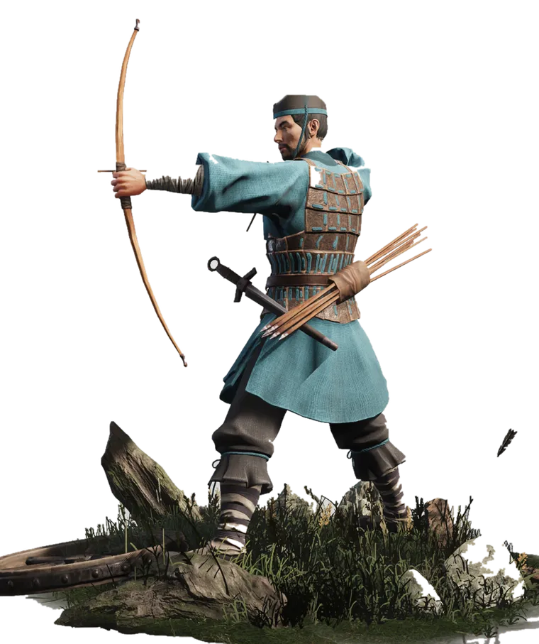 Archer Militia in-game render from the playtest