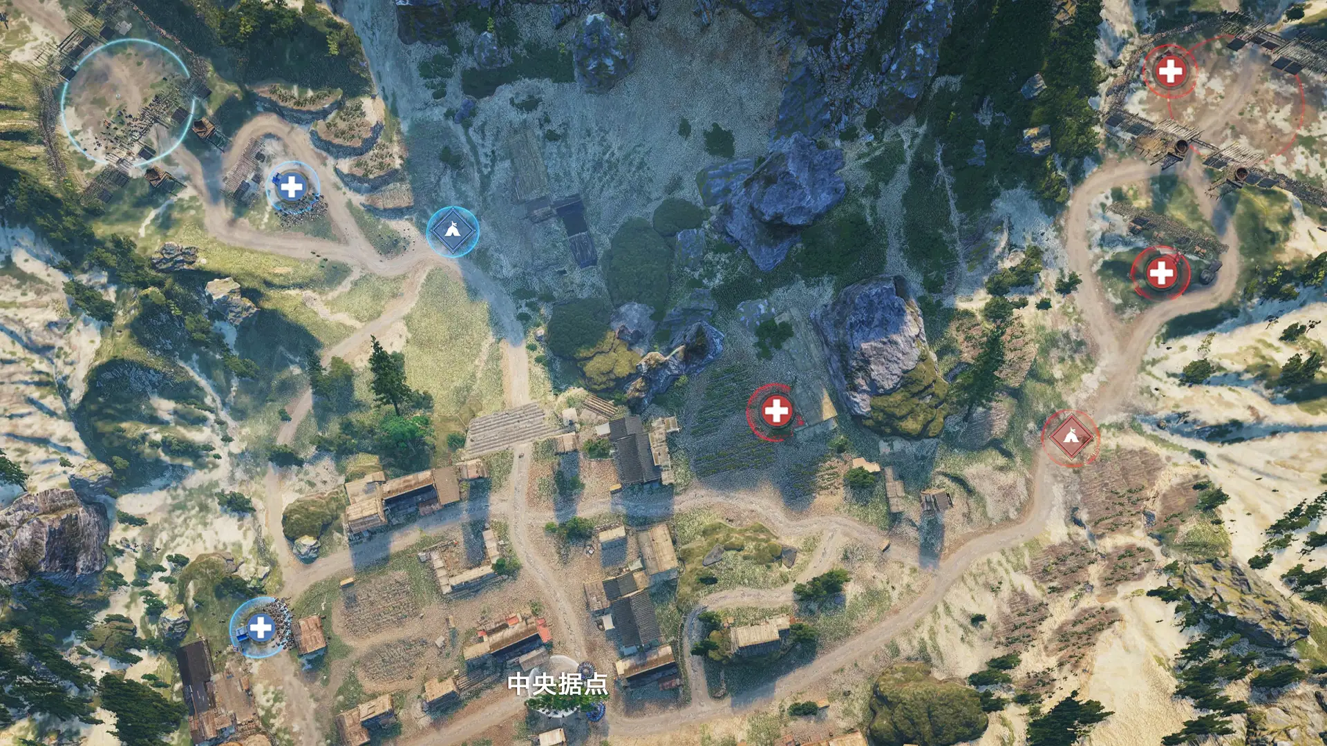 Borderlands Village sky view