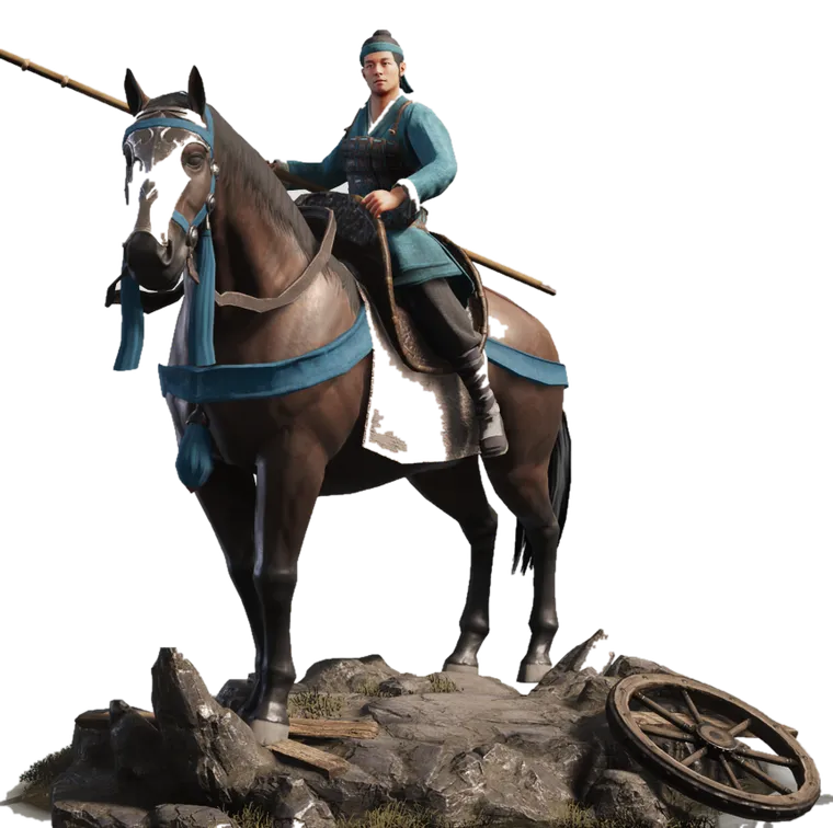 Cavalry Militia in-game render from the playtest