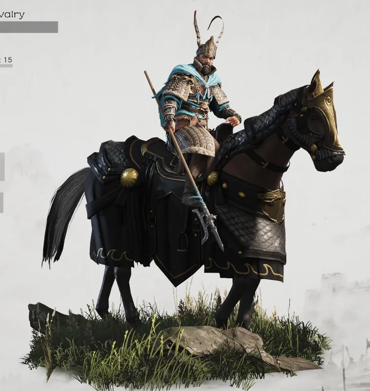 Crimson Glaive Cavalry in-game render from the playtest