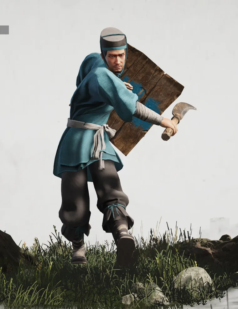 Gatherers in-game render from the playtest