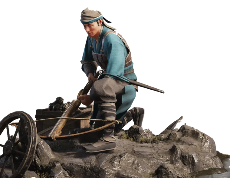 Green Crossbow in-game render from the playtest