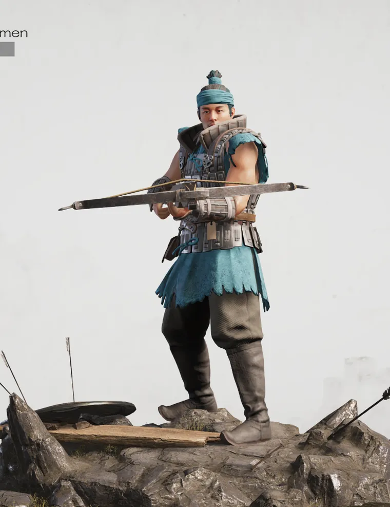 Northern Heavy Crossbowmen in-game render from the playtest