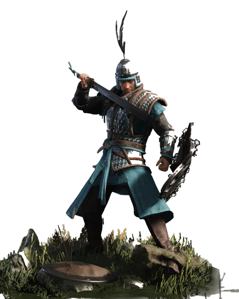 Shu Palace Guards in-game render from the playtest