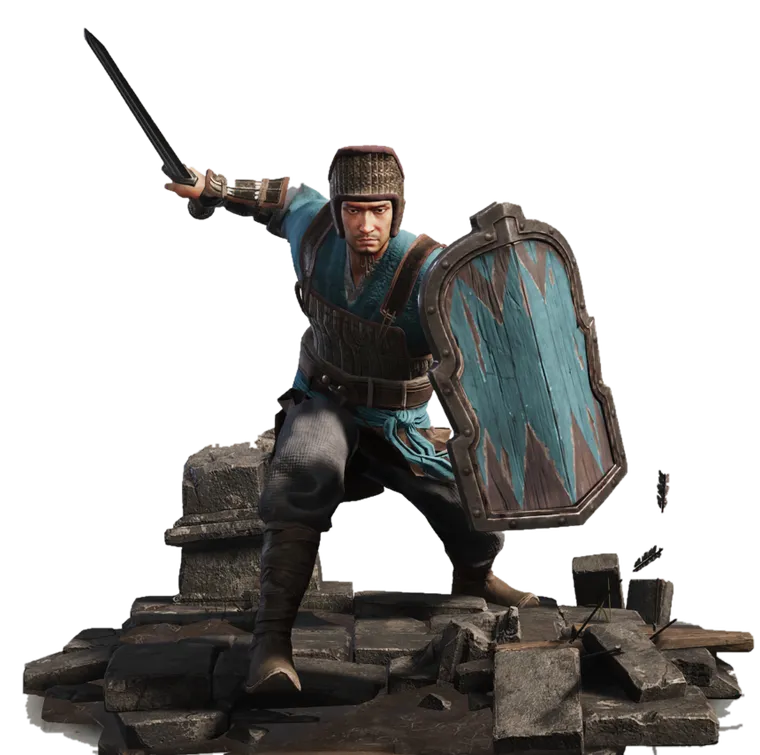 Sword Militia in-game render from the playtest