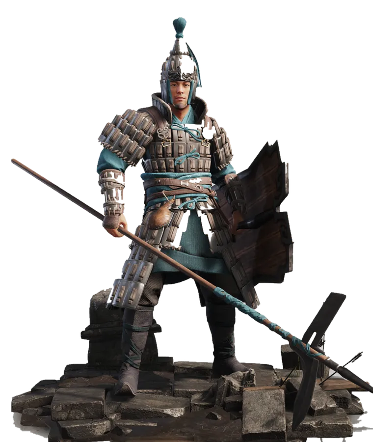 Wei Stalwarts in-game render from the playtest