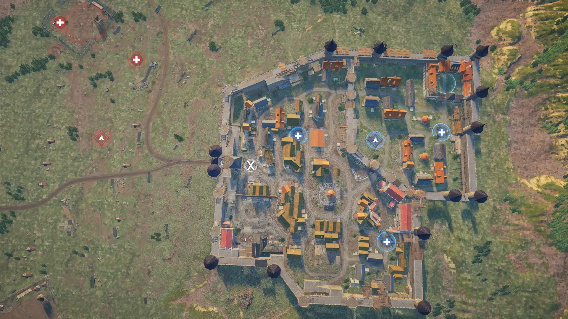 Western Cities sky view