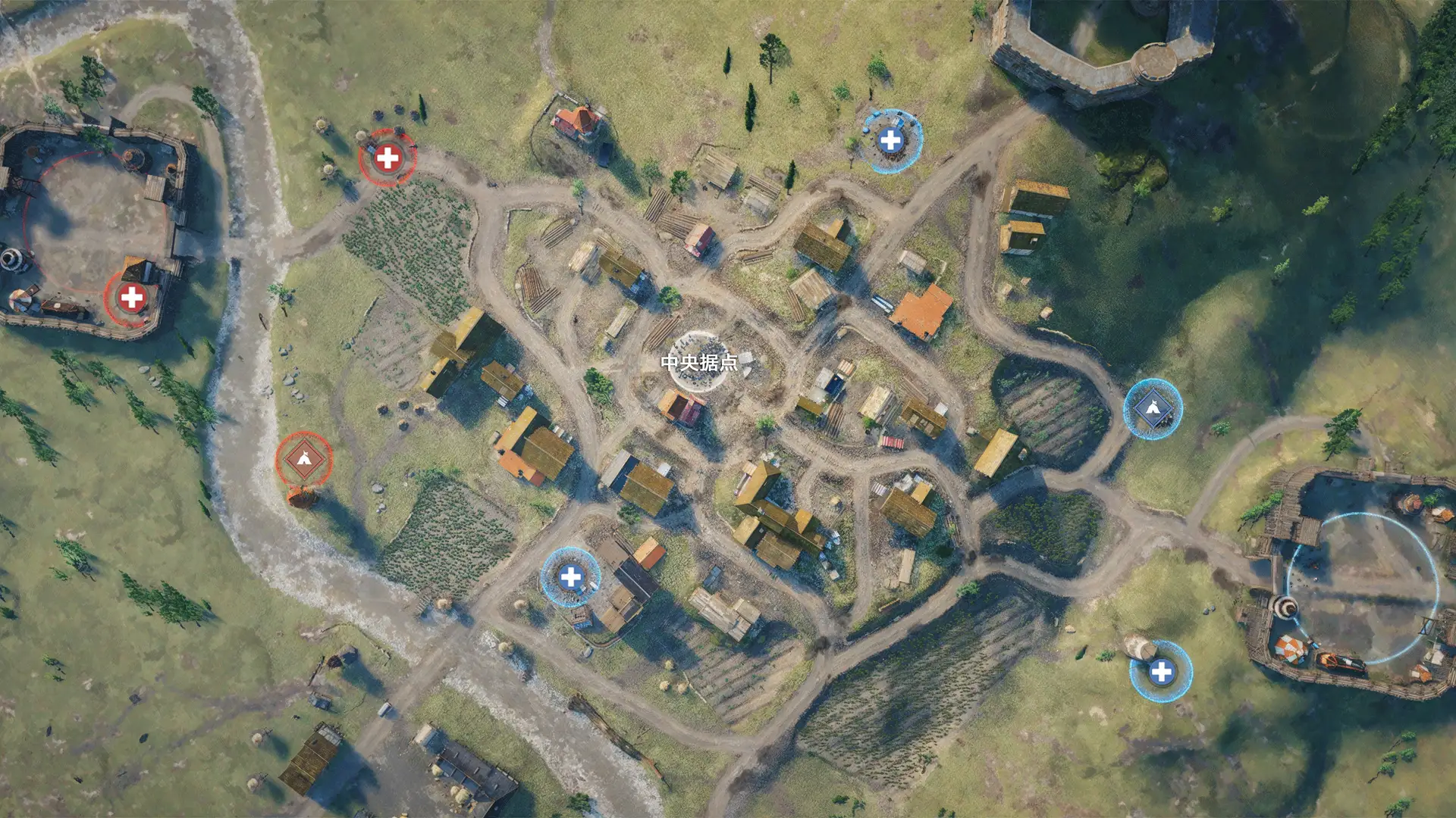 Western Village sky view