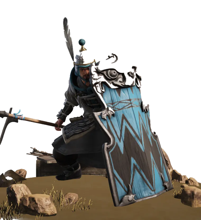 White Plume Guards in-game render from the playtest