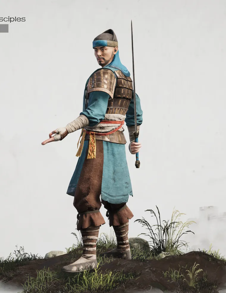 Yellow Turban Talisman Disciples in-game render from the playtest